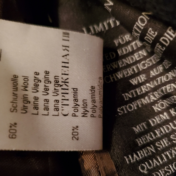 Lambswool and Muskrat fur Duffle Coat - Picture 6 of 16